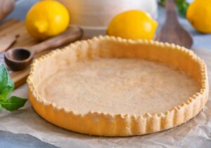Empty pre-baked (blind baked) pie crust
