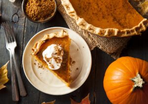 Homemade Pumpkin Pie for Thanksigiving